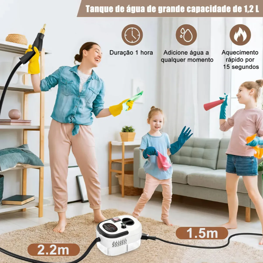 Limpiador de vapor "Steam Cleaner" 2500W