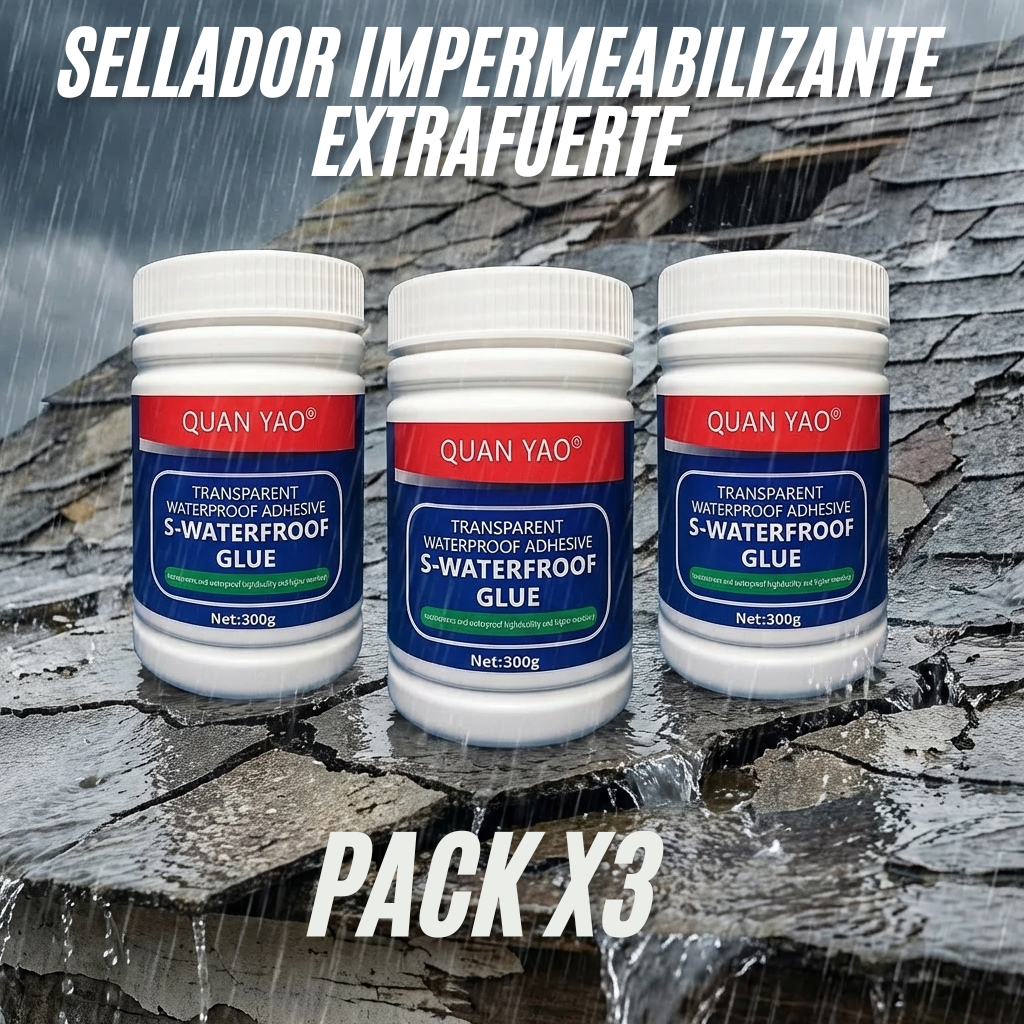 Sellador impermeabilizante Alta Durabilidad Pack x3