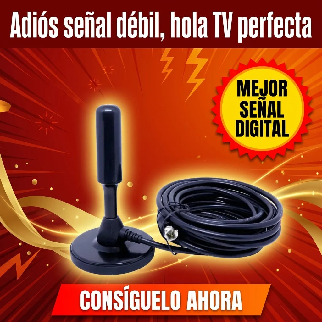 Antena digital HD con amplificador de señal TrueSignal360⚡